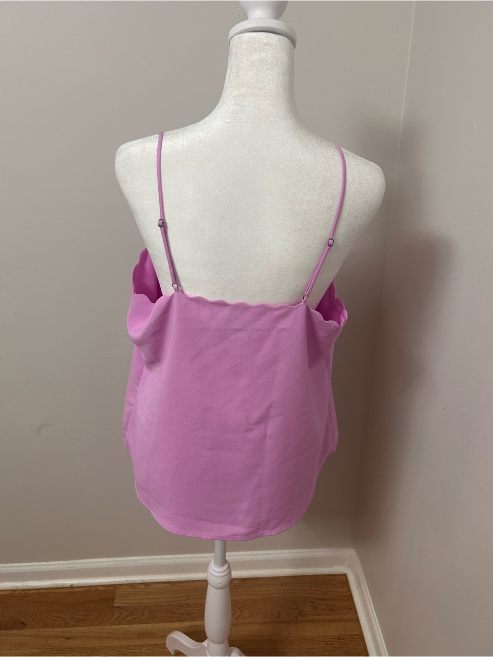 J. Crew Lavender Scallop-Trim Spaghetti Strap Camisole - Picture 3 of 6